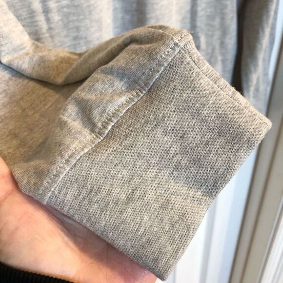 AND NOW THIS (By Macy’s) - NWT - M Sz M Long-Sleeved Pocket Tee in Ash Gray - Picture 3 of 11